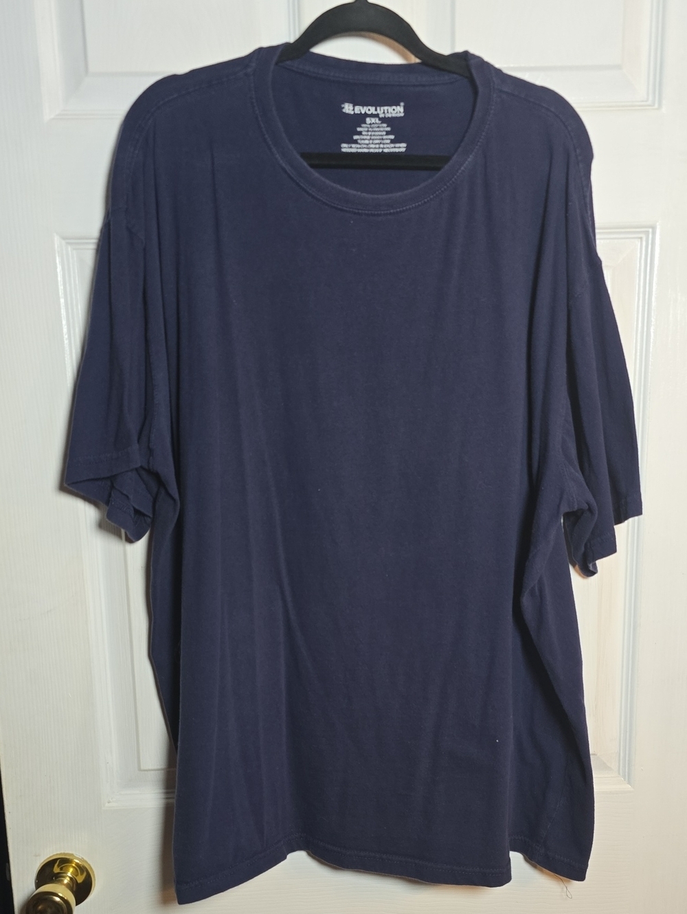 Revolution 5X Navy Blue Short Sleeve Crewneck Tee